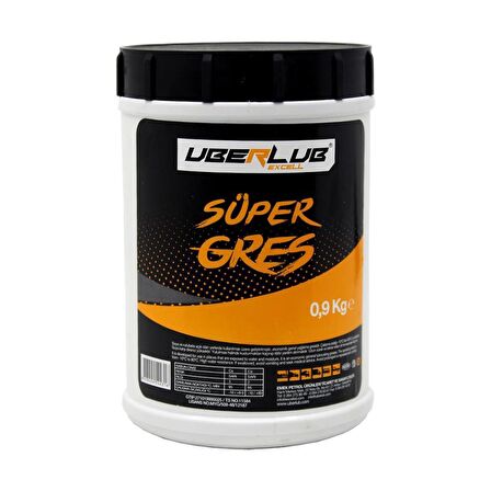 Süper Gres - Lityum Sabunlu Beyaz Gres 0,9 Kg