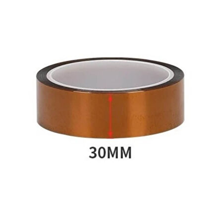 Kapton Bant. Isıya Dayanıklı Termal Bant. Isı Yalıtım Bandı 30mm