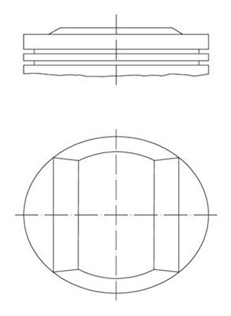 Mercedes Piston + Segman 0.25mm (m111.9, 90.16mm) W202 94>00 C208 97>02 W210 95>00 R170 96>00 - Mahle 0052101