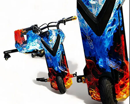 Hoverway Drift Scooter PWS807-ICY-FIRE Renkli