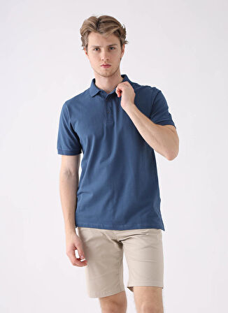 Dufy Lacivert Erkek Polo T-Shirt DU1222043012