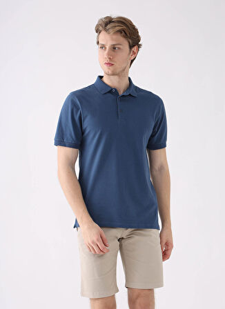 Dufy Lacivert Erkek Polo T-Shirt DU1222043012