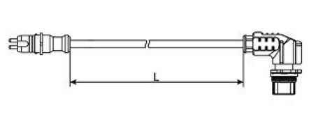 Dorse Truck Ebs E Sensoru Uzatma Kablosu 4 Mt. Treyler Dorse - Wabco 4497230400