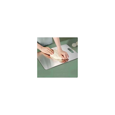 AKILLIELMA-CVS DN 00137 PASLANMAZ ÇELİK KESİM PANOSU KESME TAHTASI 304 KALİTE 24X34 CM