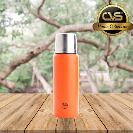 CVS DN 3529 Çelik 1 Litre Termos Turuncu