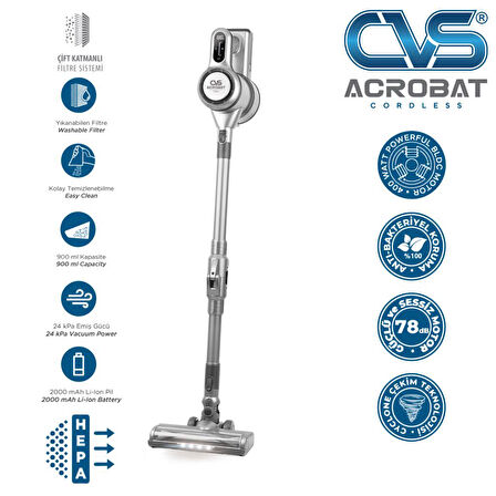 CVS DN 4731 Cordless Katlanır Şarjlı Dijital Dik Süpürge