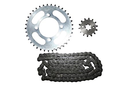 Yamaha CRYPTON ÖN-ARKA DİŞLİ VE ZİNCİR SETİ 15-37T