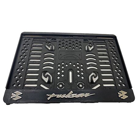 Pulsar Beyaz Çıtçıt Plastik (15x24 Cm) Kırılmaz Plakalık