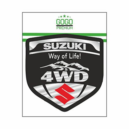 Suzukı 4wd Siperlik Damla Sticker