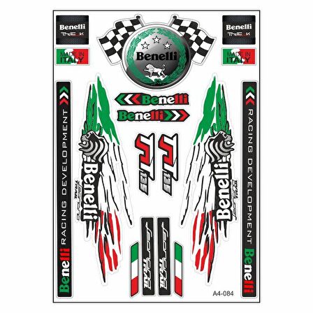 A4 Sticker 084 Tek Paket Çoklu Sticker