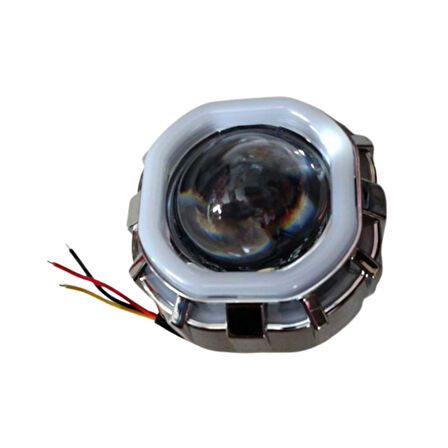 Mercekli Dk260-B Far Angel Köşeli İçi Kırmızı Dışı Mavi