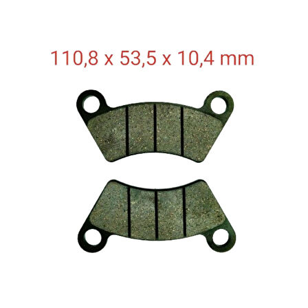 Mondial Atv Au200 Arka Fren Disk Balatası Orj