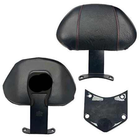 Kuba Mondial 125 Strada Uyumlu Kırmızı Desen Sissy Bar