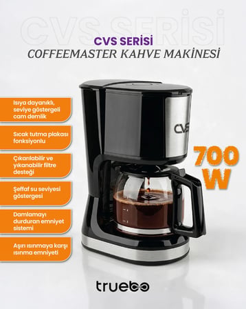 CVS Serisi CoffeeMaster Filtre Kahve Makinası