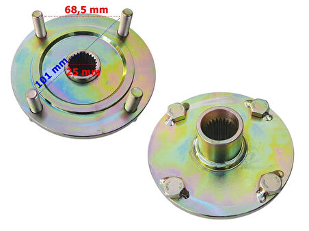 Atv Volta Ra5 Arka Jant Poryası 24 Freze 25-49-4 Bijonlu Öm