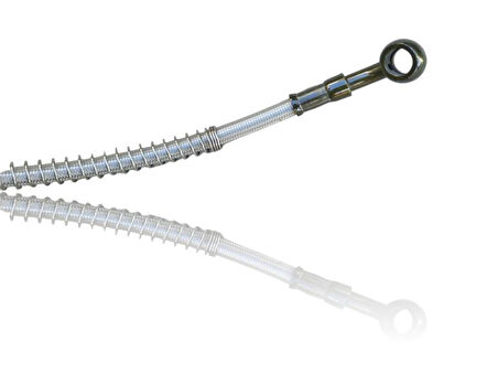 Atv Fren Hidrolik Hortumu 140 Cm Çelik Örgü