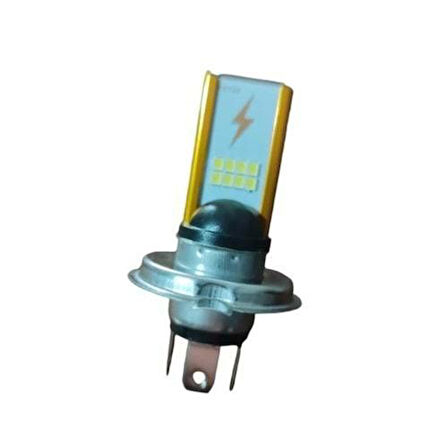 8 Ledli Ampül 12V 35 35 H4 3 Fişli