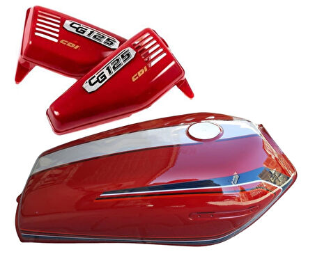 Cg Kuba Benzin Deposu Ve Yan Kapak Kırmızı