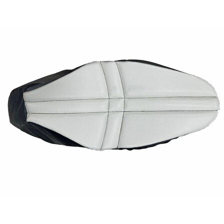 Yamaha Nmax 2014 - 2024 Uyumlu Konfor Hava Destekli Koltuk Kılıfı (Minder) Beyaz