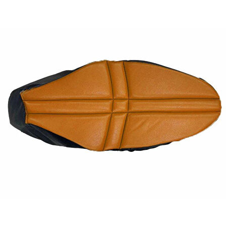 Yamaha Nmax 2014 - 2024 Uyumlu Konfor Hava Destekli Koltuk Kılıfı (Minder) Taba