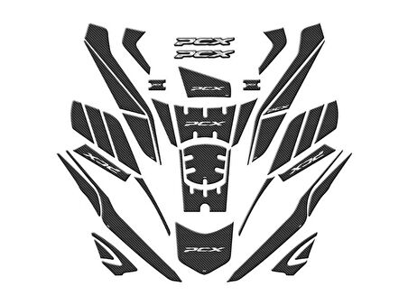 Honda Pcx 2025 Uyumlu Tank Pad Set 001
