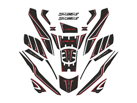 Honda Pcx 2025 Uyumlu Tank Pad Set 003