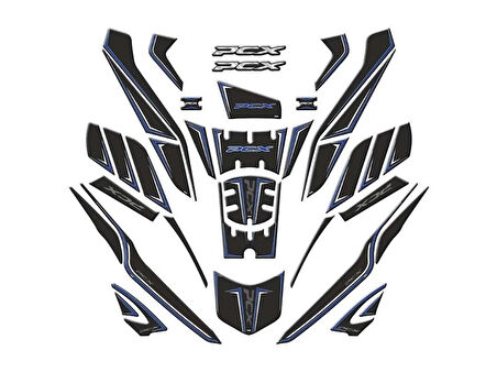 Honda Pcx 2025 Uyumlu Tank Pad Set 005