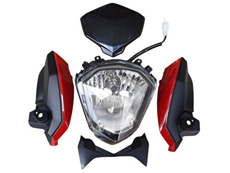 Rks Titanic 150 Far Ve Granajı 5 Parça Kırmızı