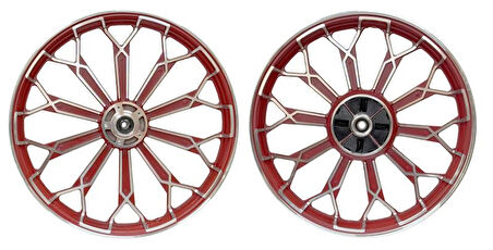 Jant Ön-Arka Set Kırmızı 1.60X18-1.85X18 Modıfıye Cg