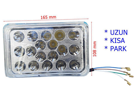 Cg Model Far Atomu 18 Ledli Kare