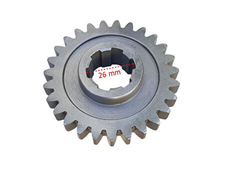 Atv Buggy Pgo 250 Şanzıman Dişlisi 27T İç 26 Mm 6 Kanallı Öm