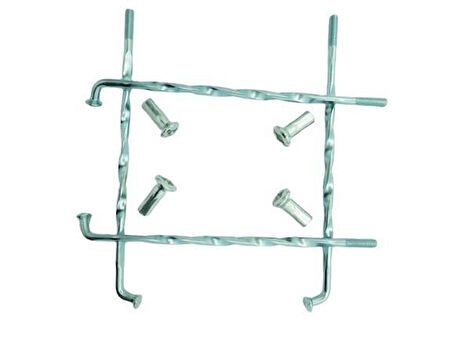 Jant Teli 145-3,5 Eğri Zebra Burgulu 36 Lı Paket