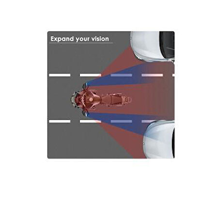 Knmaster Evrensel Ma-180 Motosiklet Kör Nokta Aynası