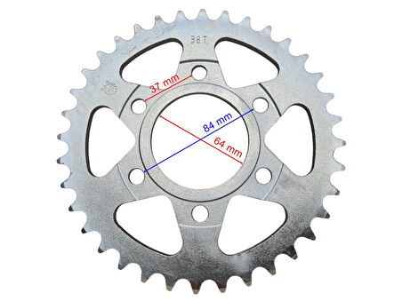 Falcon N288 Arka Dişli 520-36T İç 64 Mm 6 Delikli Öm