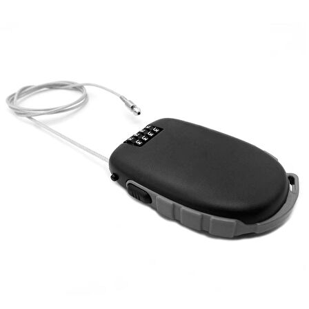 Knmaster Motosiklet Kaskı Kilidi + Karbon Çanta Hediyeli – Esnek Kablo Ve Üst Düzey Koruma