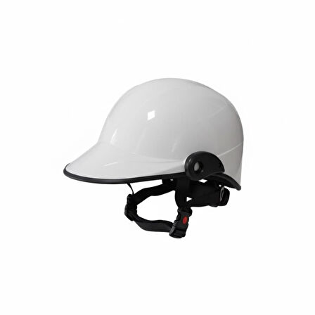 Kask Jokey Fitilli/Boyalı Camsız Beyaz