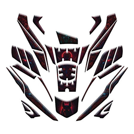 Honda Pcx 2025 Uyumlu Tank Pad Set 011