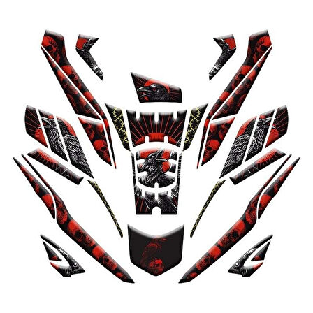 Honda Pcx 2025 Uyumlu Tank Pad Set 012