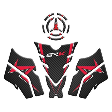 Rks Srk 125 S 2024 - 2025 Uyumlu Tank Pad Set 002