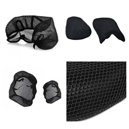 Yamaha Mt25 2014 - 2025 Uyumlu 3D Fileli Hava Destekli Konfor Koltuk Kılıfı İkili Parça