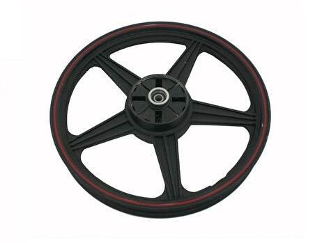 Cg Uag Arka Jant Çelik Kırmızı-Siyah 185-18