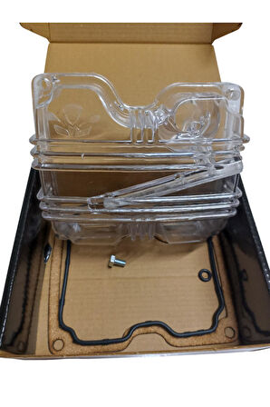 Kuba Külbütör Kapağı Köşeli Şeffaf Cg/Kuba Çıta Aym