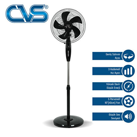 CVS DN 91035 16'' 55 Watt Ayaklı Vantilatör