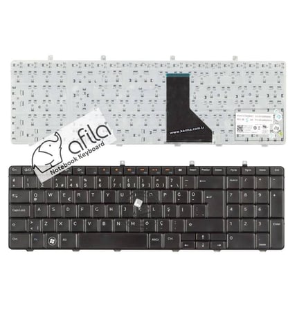 Dell inspiron 1564, 1764, 016P7K, 0RXRX7, 0XHKKF Notebook Klavyesi - Siyah TR