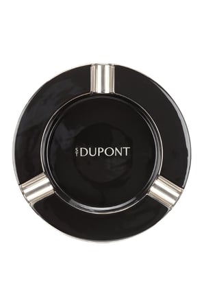 S.T. Dupont Siyah Beyaz Porselen Üçlü Puro Küllüğü 6727 TR9909