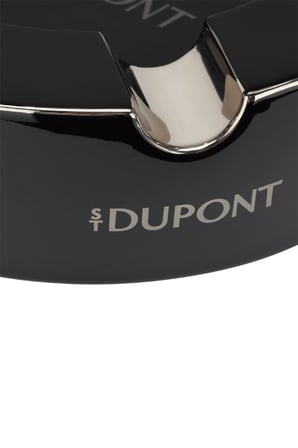 S.T. Dupont Siyah Beyaz Porselen Üçlü Puro Küllüğü 6727 TR9909