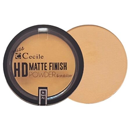 Cecile Hd Matte Fınısh Powder Stabilizer Pudra Hd07