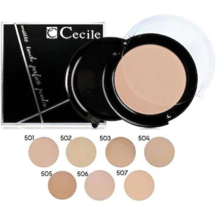 Cecile Suya Dayanıklı Mat Pudra Soft Sand 504