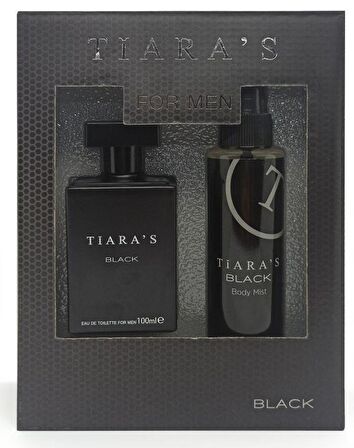 Tıaras Black Edt 100 Ml & Edc For Men 150 Ml