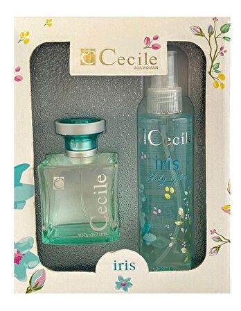 Cecile İris Bayan Kofre 100 Ml+150 Ml Body Mist